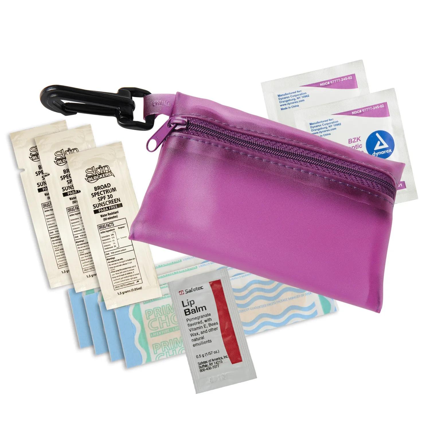 First Aid Kit Sun Care Translucent Vinyl Pouch - 4 3/4 x 3 3/8 in - product view 10