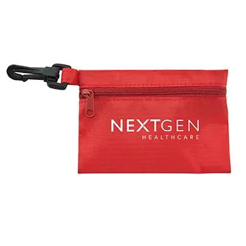 First Aid Kit Ripstop Polyester Pouch Clip - 5 x 3 1/2 in - product view 9