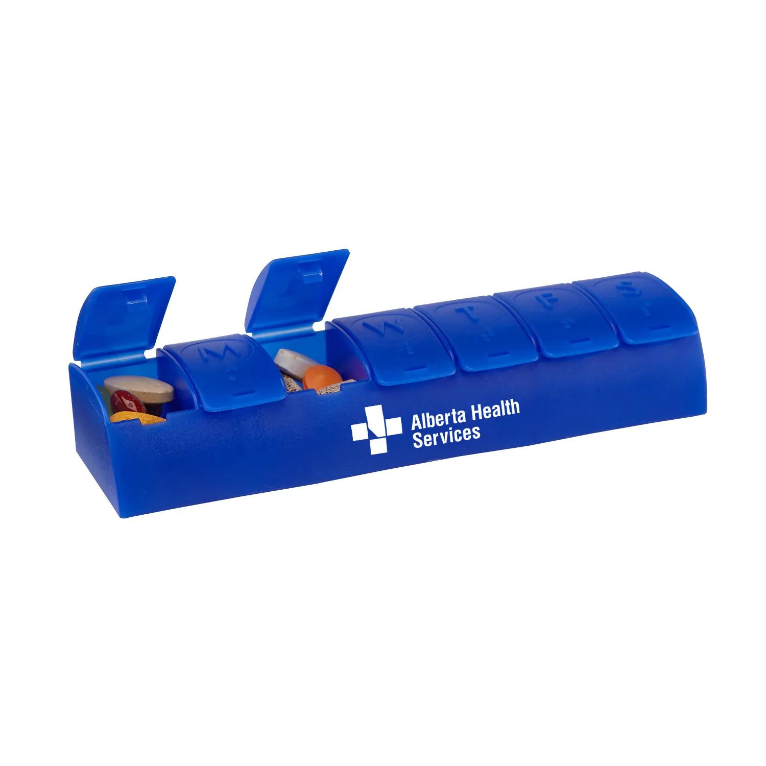 Pill Box 7-Day Med Minder Braille Labels - 6 1/4 x 1 1/8 in - product view 4