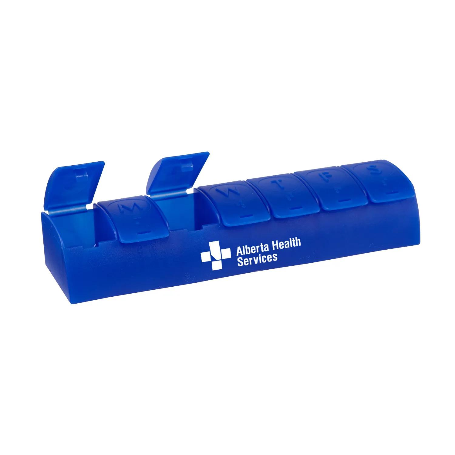 Pill Box 7-Day Med Minder Braille Labels - 6 1/4 x 1 1/8 in - product view 5