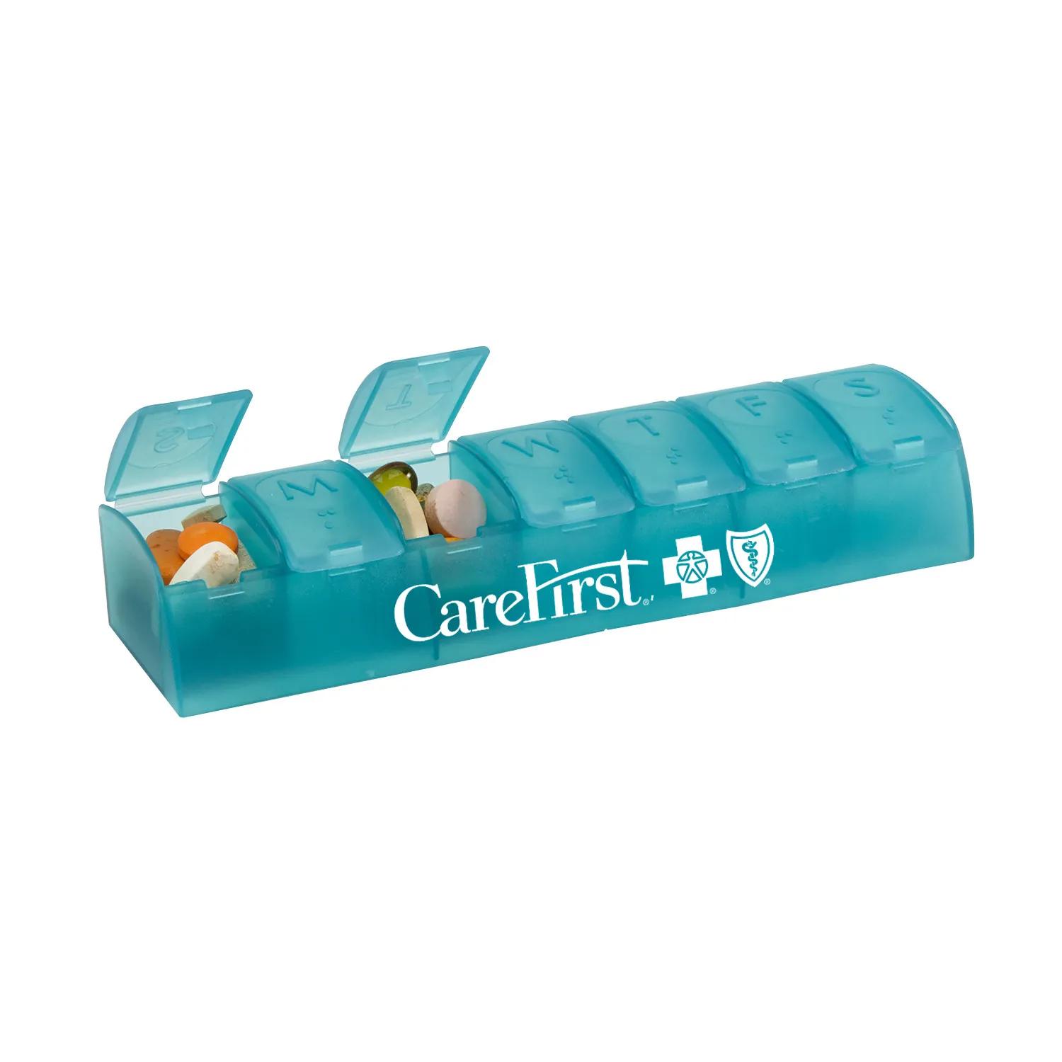 Pill Box 7-Day Med Minder Braille Labels - 6 1/4 x 1 1/8 in - product view 8