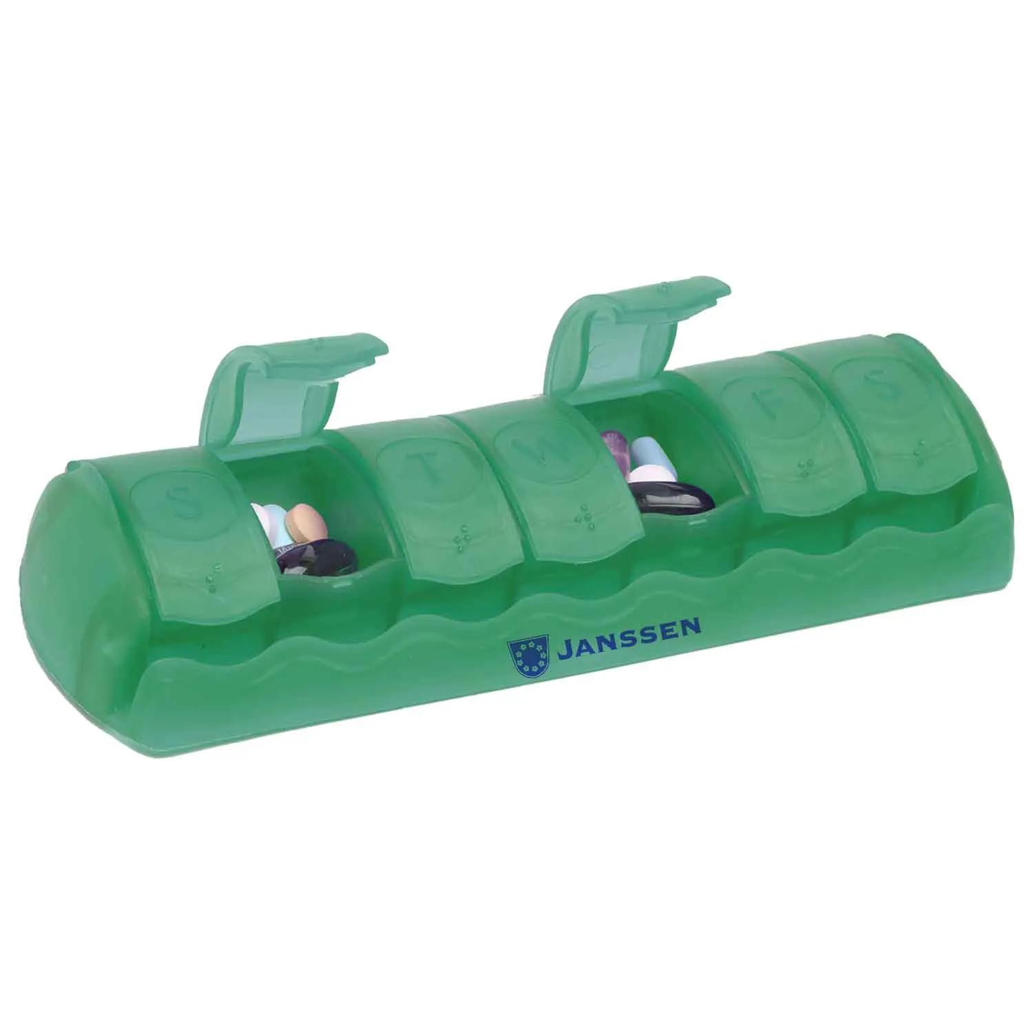 Pill Organizer 7-Day with Rounded Compartments - 7 x 2.5 in - product view 9