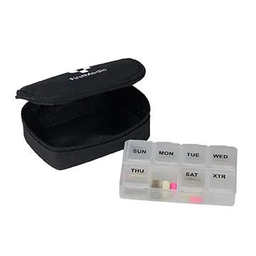 Pill Organizer Travel 8-Compartment with Case - 4.75 x 3.25 in - product view 2