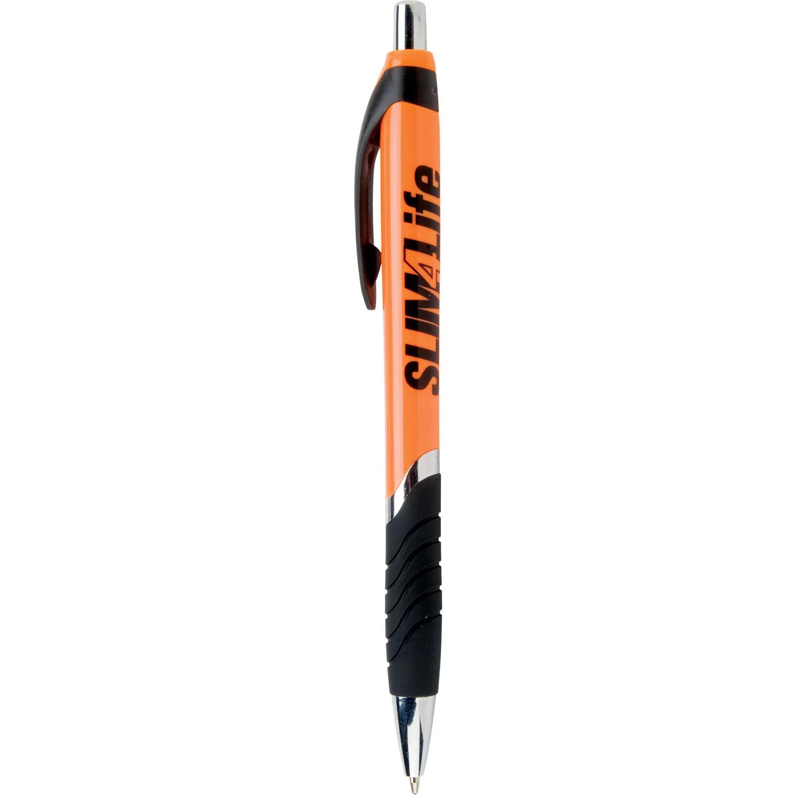 Pen with Contoured Black Grip and Chrome Accents - 5.6 in - product view 9