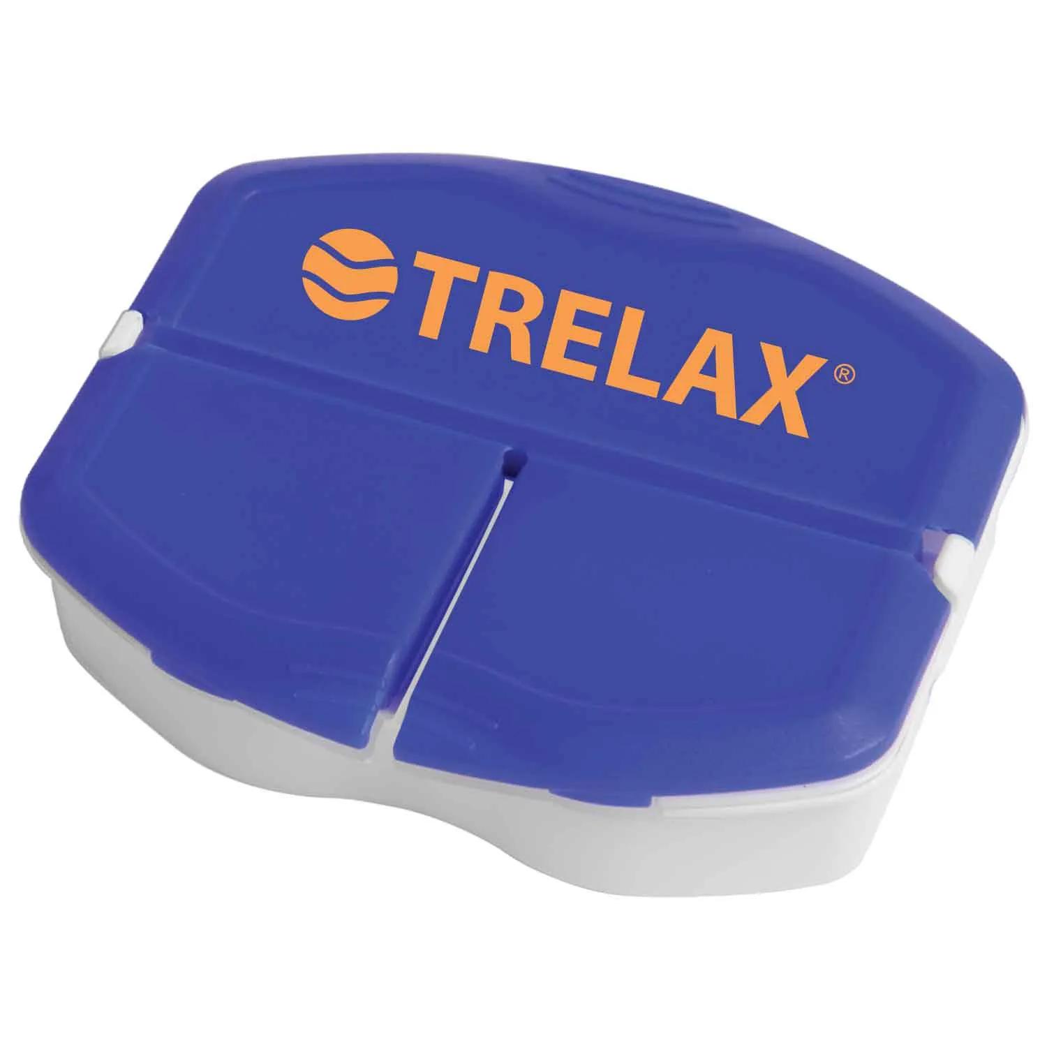 Pill Box Tri-Compartment with Large and Small Sections - 3 x 2.6 in - product view 9