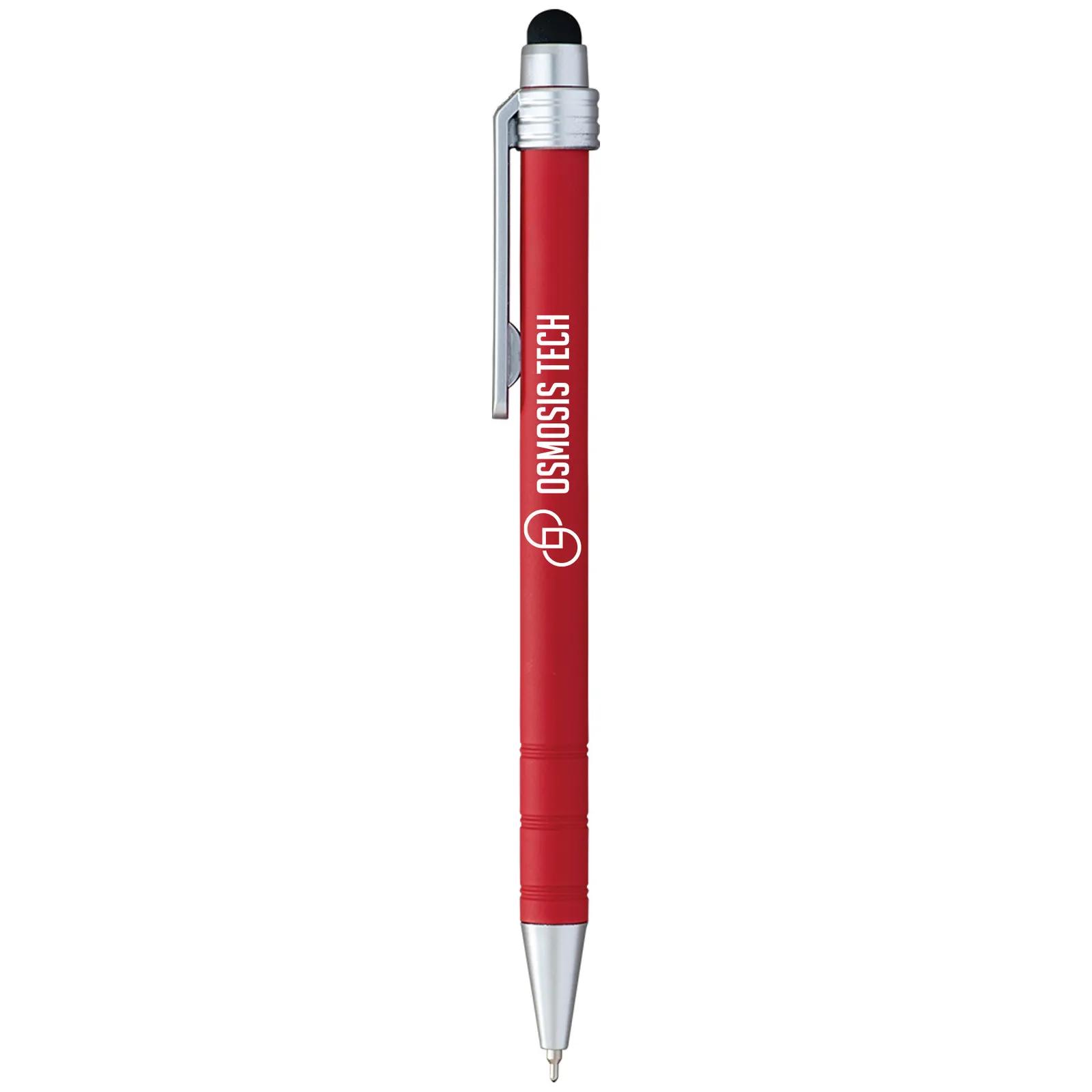 Stylus Pen Recycled ABS with Soft-Touch Grip - product view 3