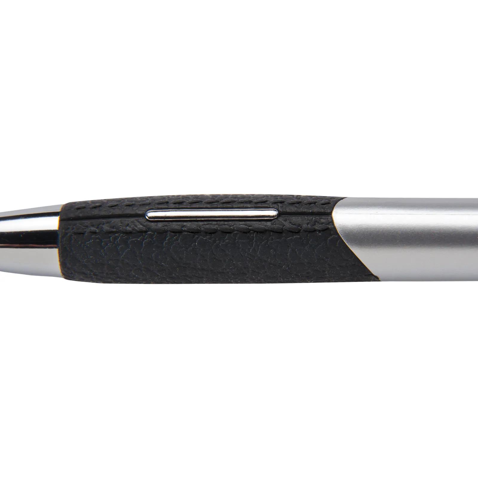 Pen with Leather-Look Grip - Patented Ergonomic Design - product view 2