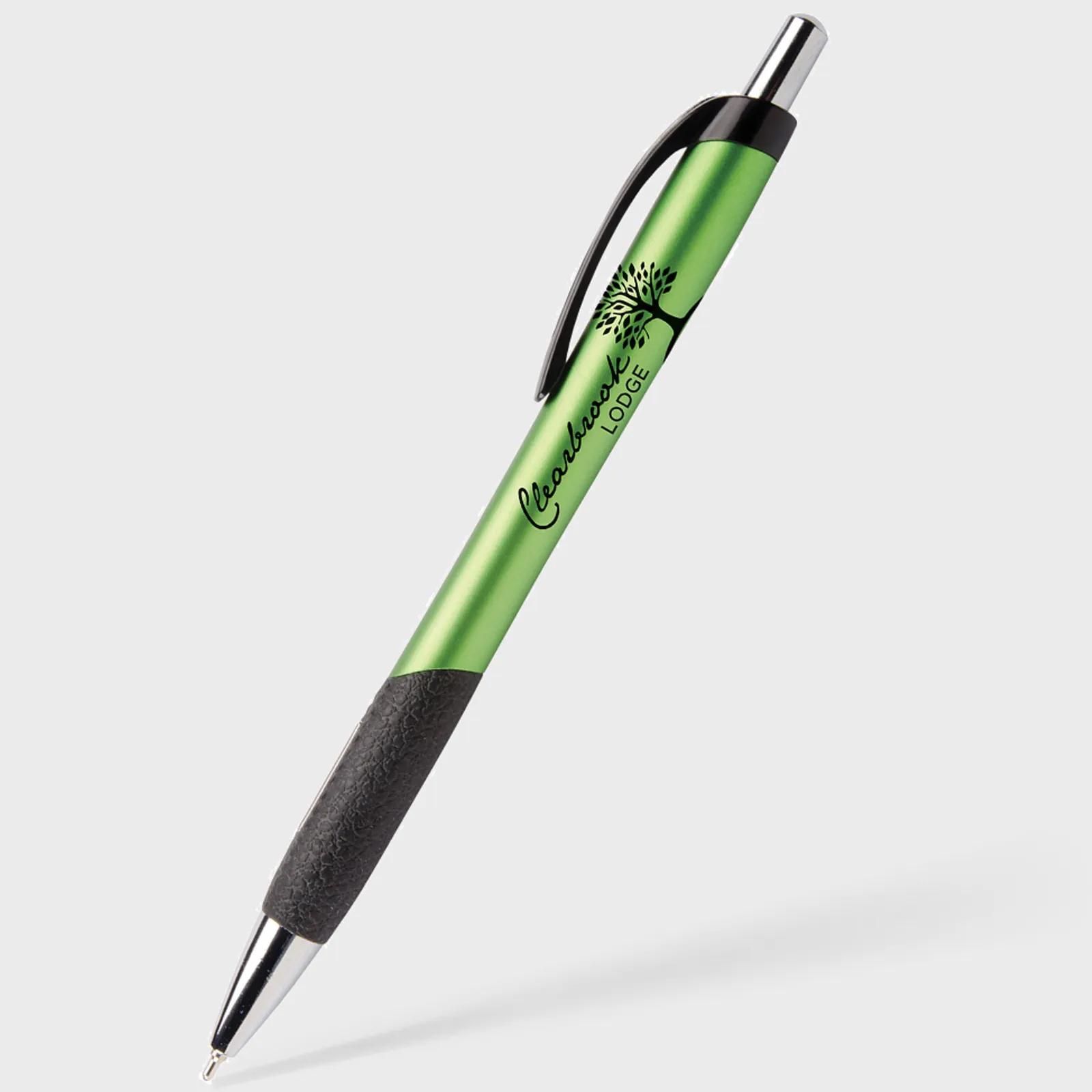 Pen with Leather-Look Grip - Patented Ergonomic Design - product view 5