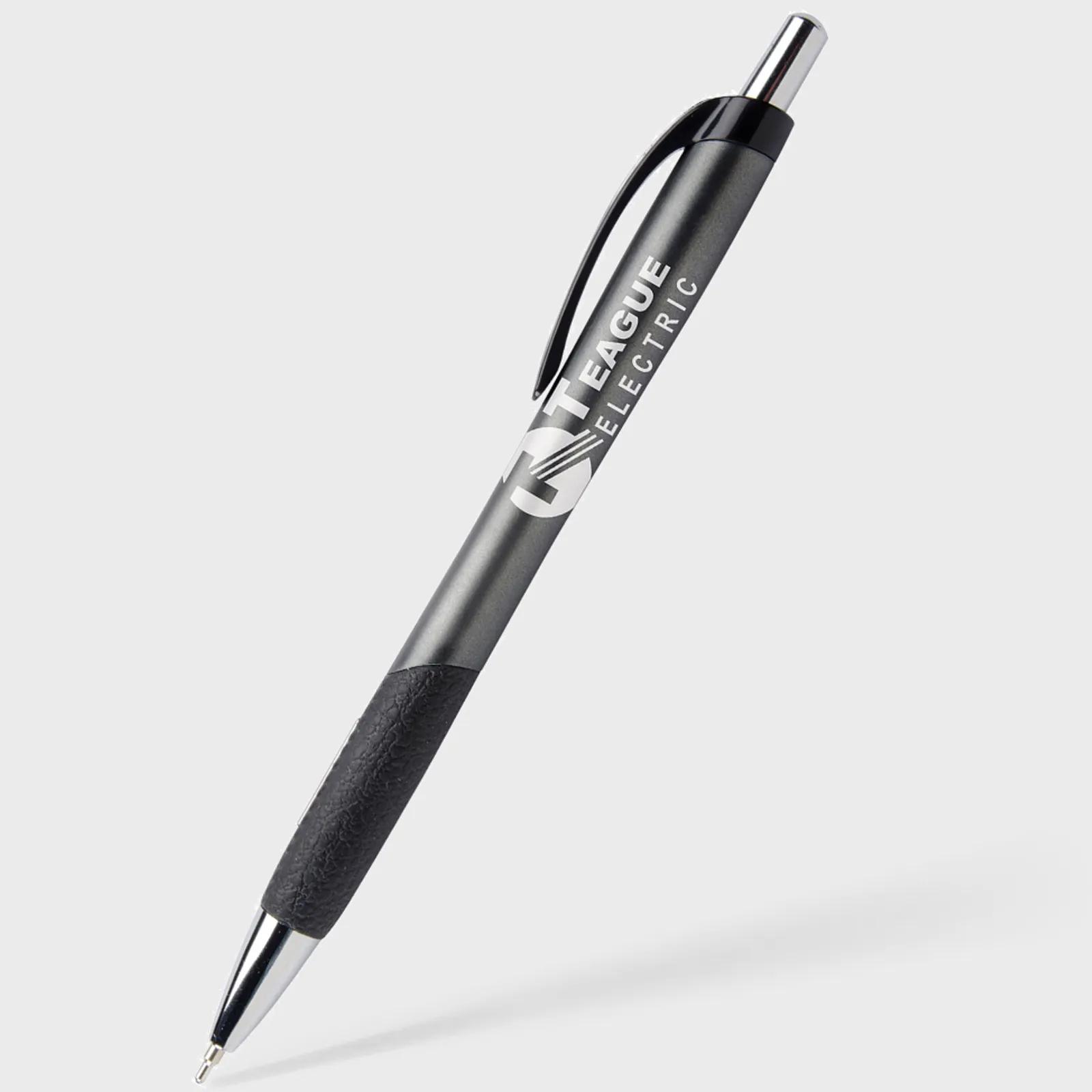 Pen with Leather-Look Grip - Patented Ergonomic Design - product view 6