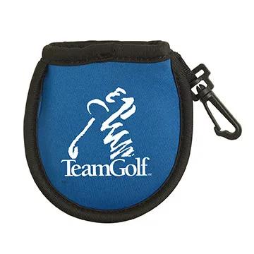 Golf Ball Cleaning Pouch with Terry Cloth Liner - 4 in - product view 3