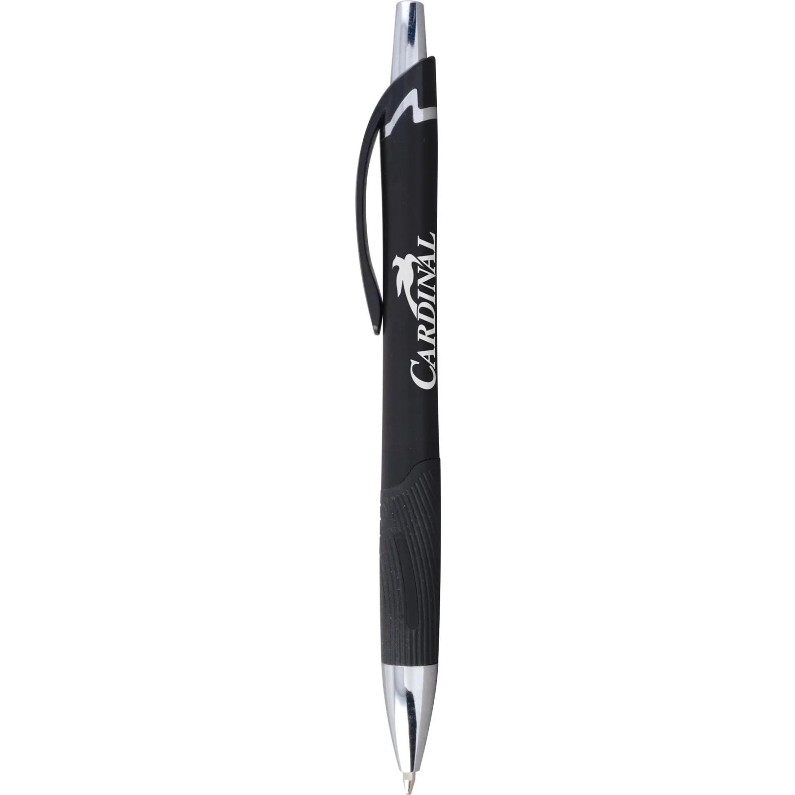 Pen Metallic Ergonomic Two-Tone Grip - 5 45/64 in - product view 3