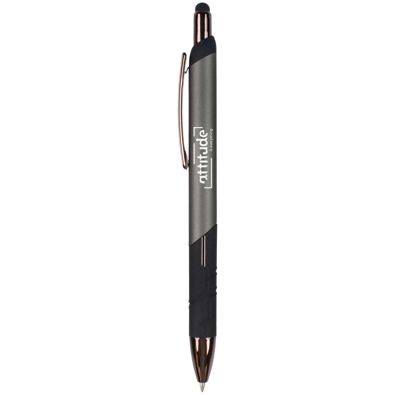 Pen Gel Stylus Gunmetal Chrome Accents - 5 45/64 in - product view 7