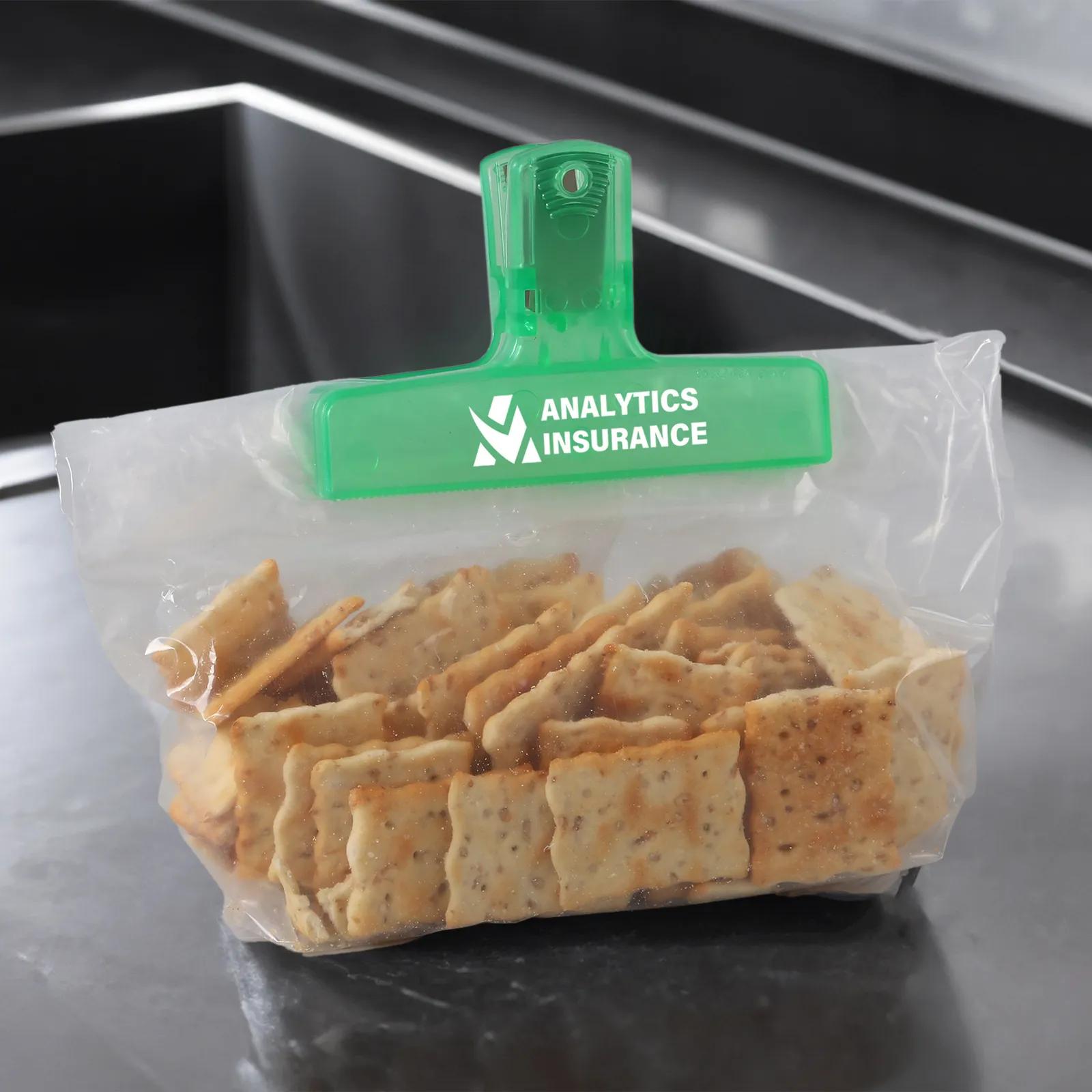 Plastic Bag Clip with Gripper Teeth - 4 in