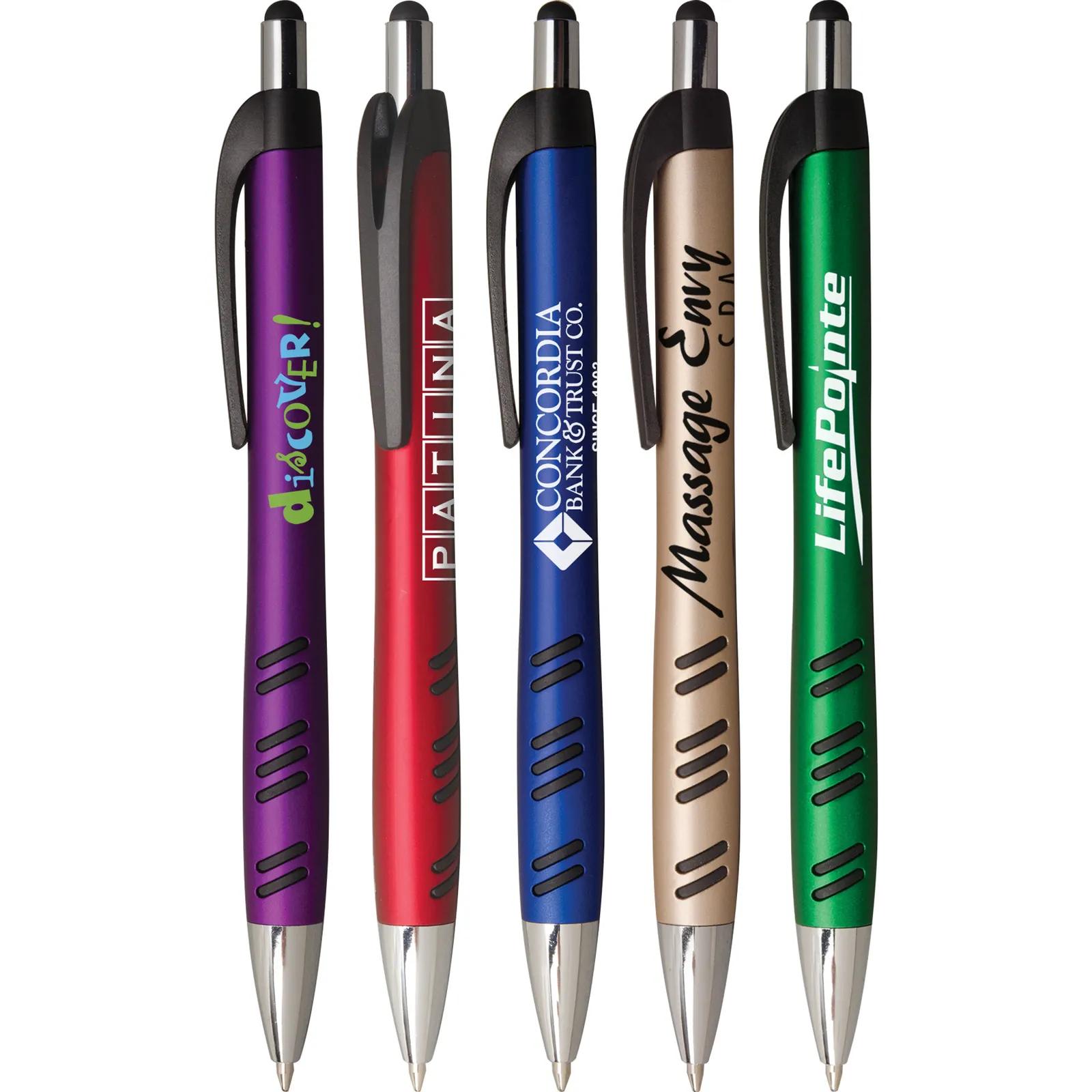 Stylus Pen with Hourglass Grip and Metallics - 5.7 in