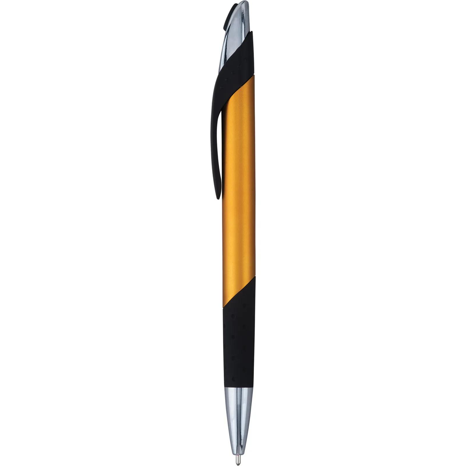 Hybrid Ink Pen with Dimpled Grip and Chrome - 6 in - blank view 8