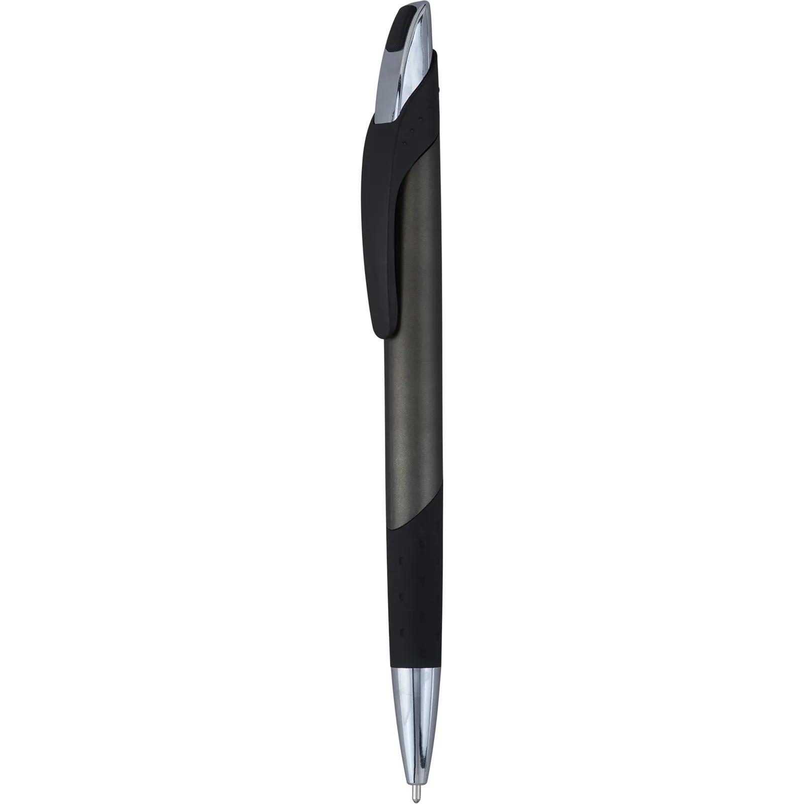 Hybrid Ink Pen with Dimpled Grip and Chrome - 6 in - blank view 10