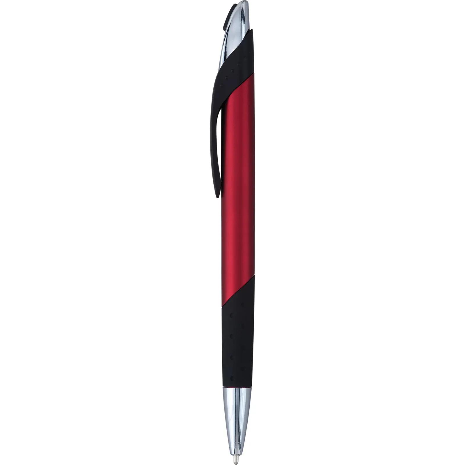 Hybrid Ink Pen with Dimpled Grip and Chrome - 6 in - blank view 11