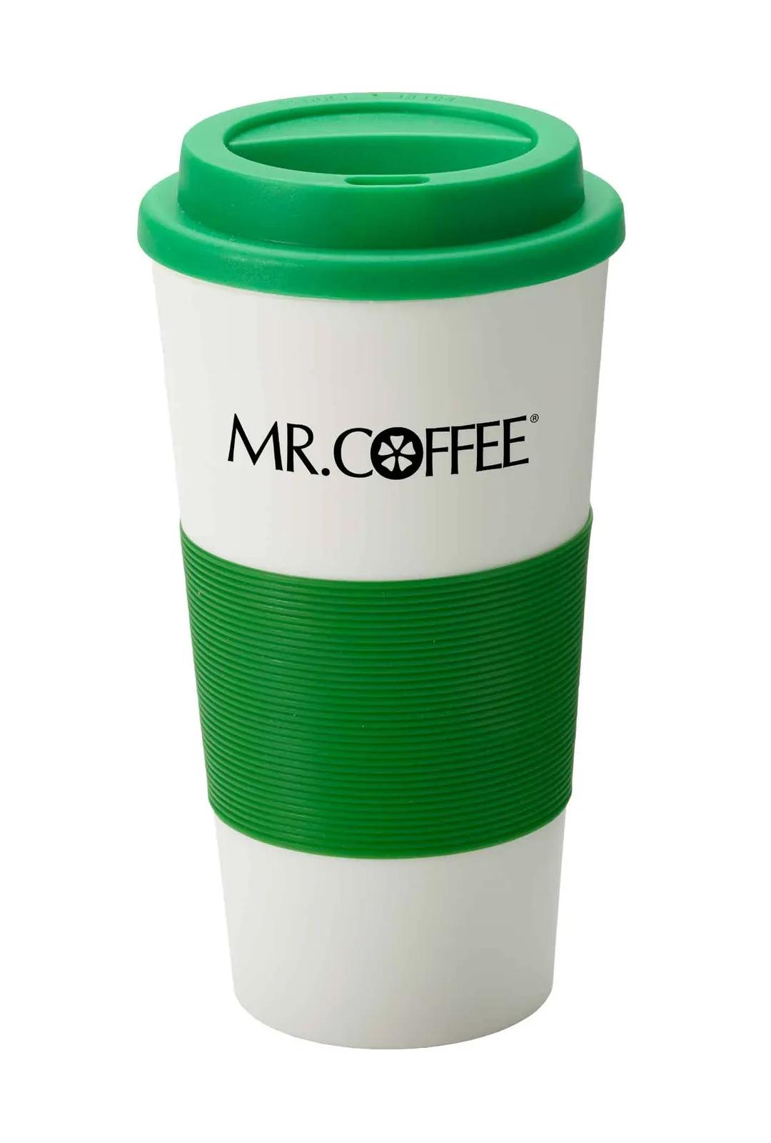 Insulated Tumbler with Silicone Grip and Twist Lid - 16 oz - product view 3