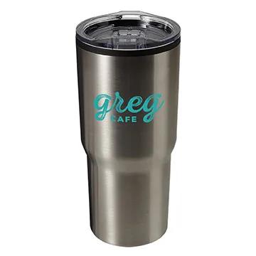 Stainless Steel Travel Tumbler with Slide Lid - 20 oz