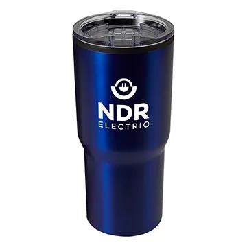 Stainless Steel Travel Tumbler with Slide Lid - 20 oz - product view 4