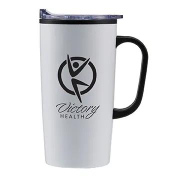 Stainless Steel Travel Mug with Slide Lid - 20 oz - product view 6