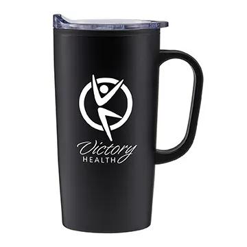 Stainless Steel Travel Mug with Slide Lid - 20 oz - product view 8