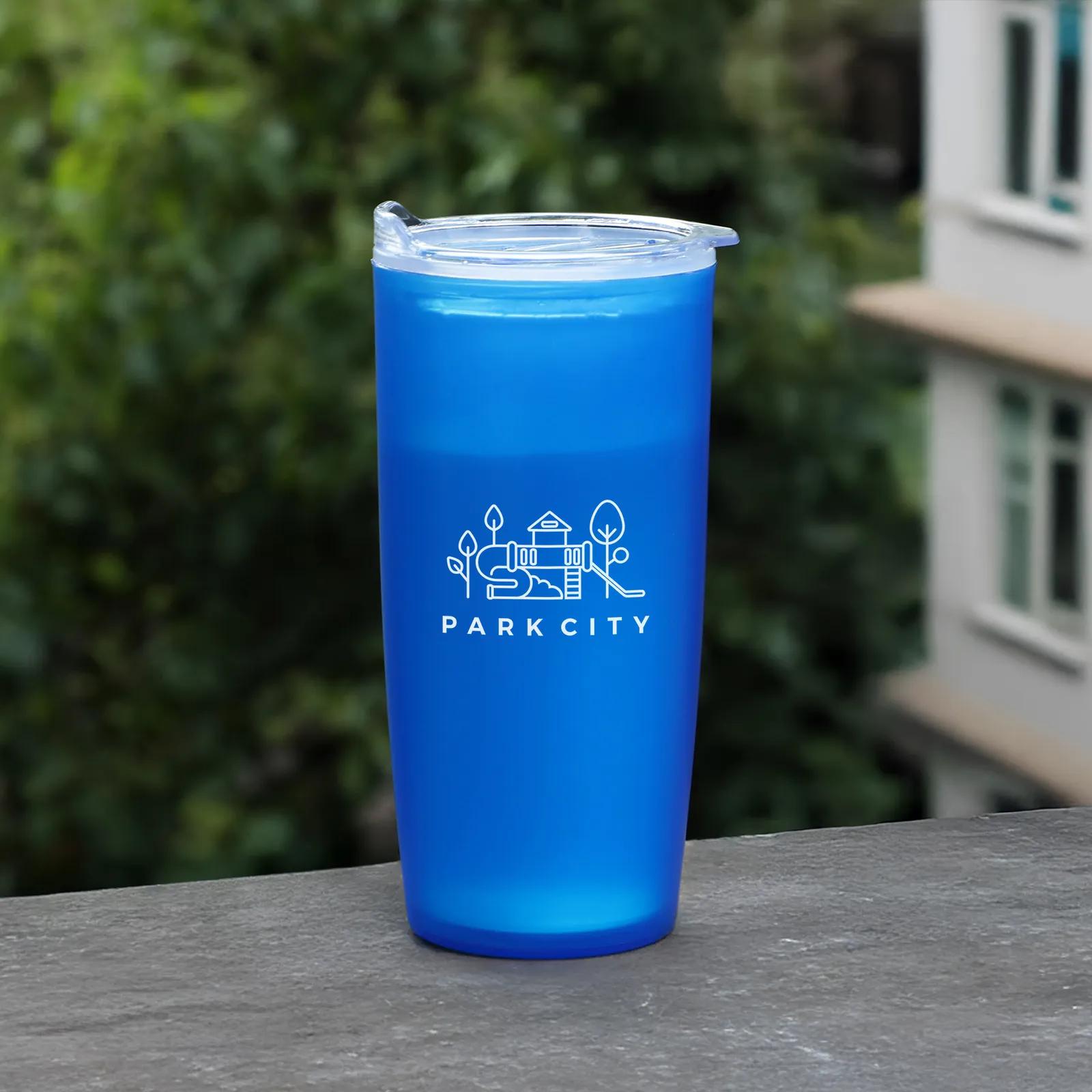 Tumbler Double Wall PolyPro Slide Lid USA Made - 22 oz - product view 10