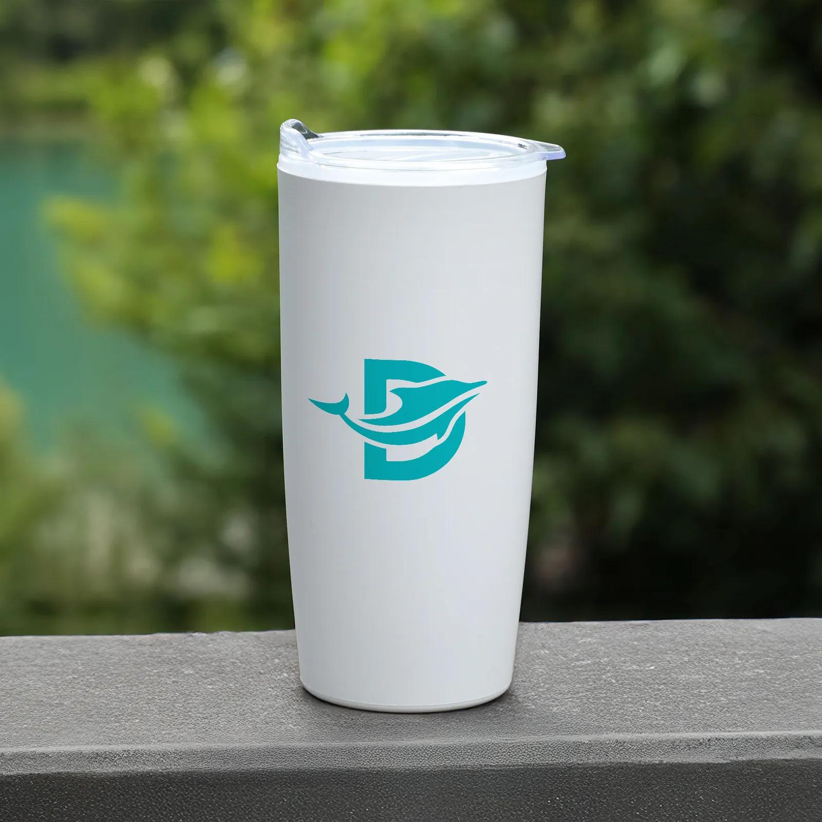 Tumbler Double Wall PolyPro Slide Lid USA Made - 22 oz - product view 12