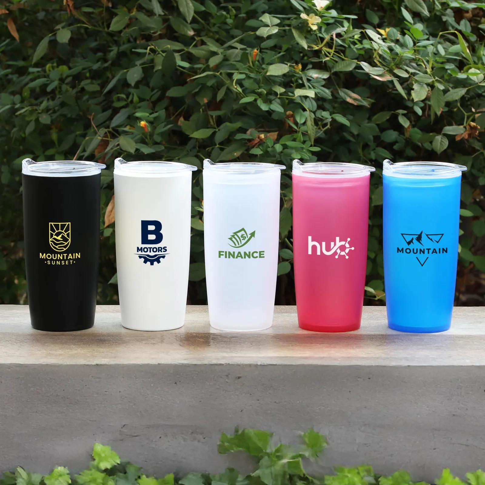 Tumbler Double Wall PolyPro Slide Lid USA Made - 22 oz - product view 14