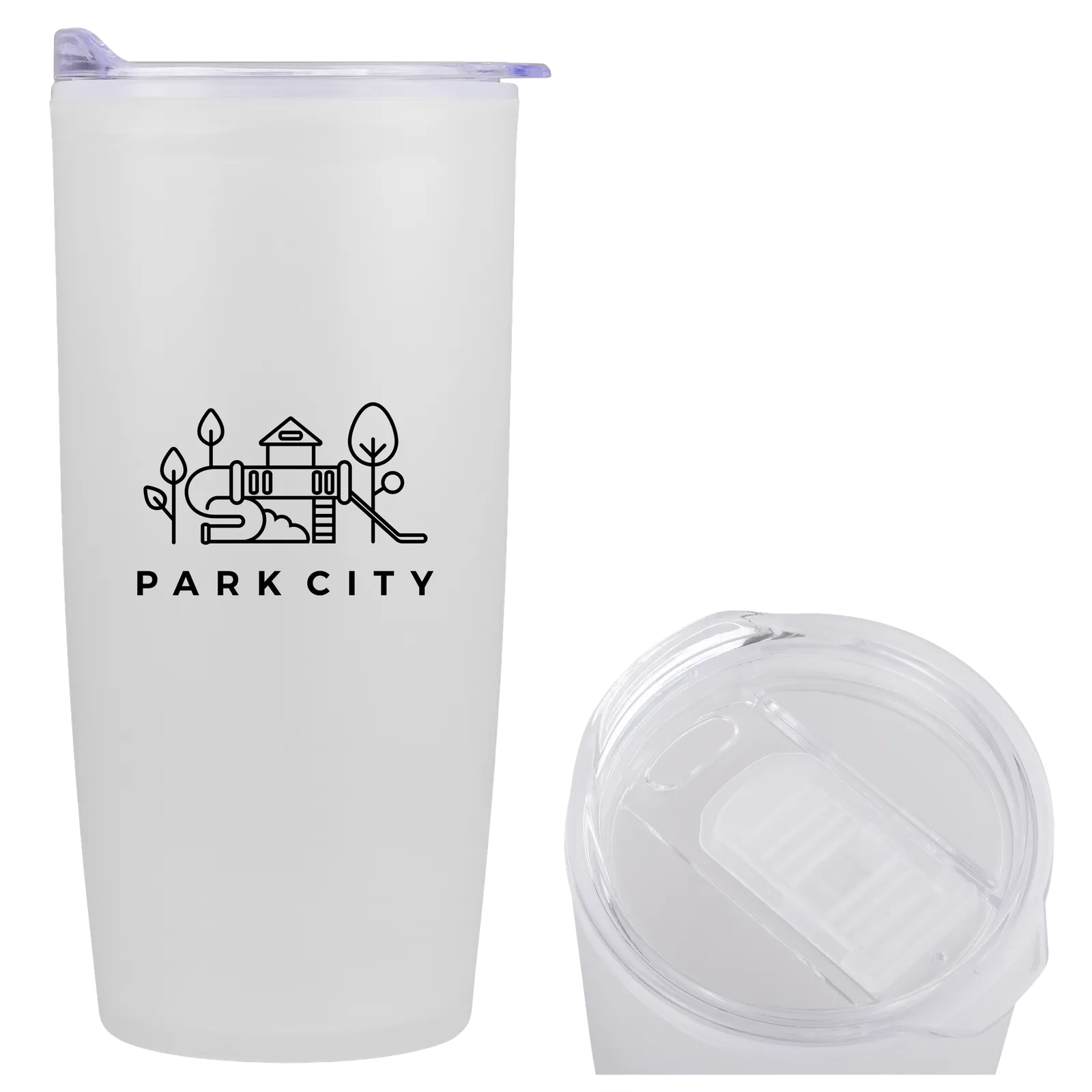 Tumbler Double Wall PolyPro Slide Lid USA Made - 22 oz - product view 17