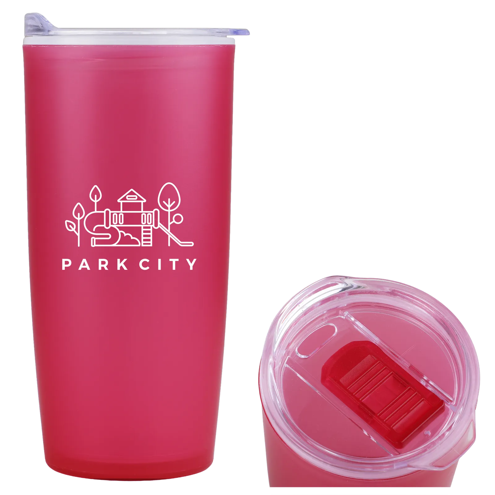 Tumbler Double Wall PolyPro Slide Lid USA Made - 22 oz - product view 18