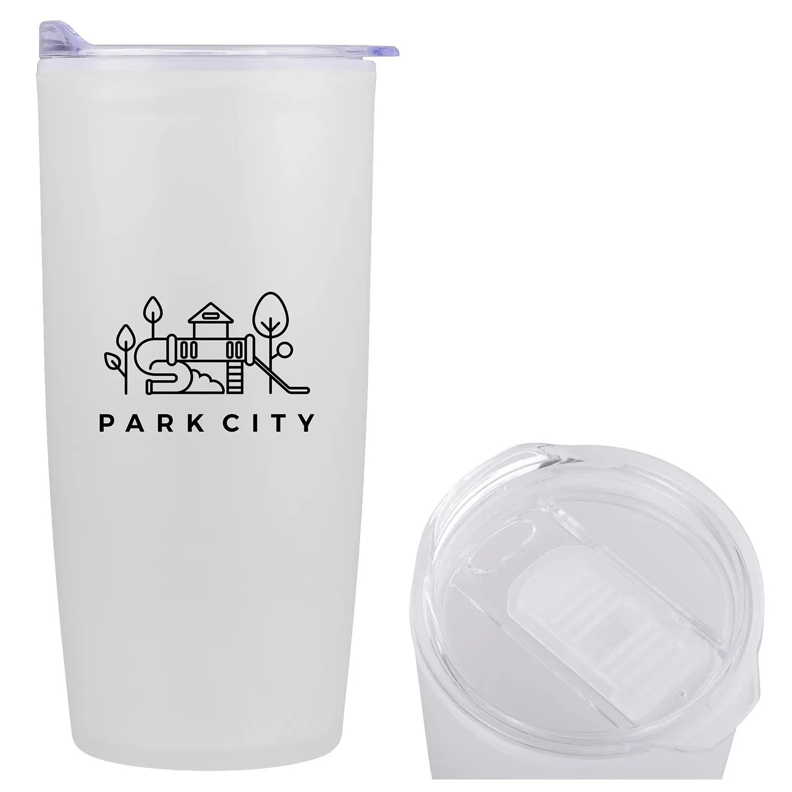 Tumbler Double Wall PolyPro Slide Lid USA Made - 22 oz - product view 24