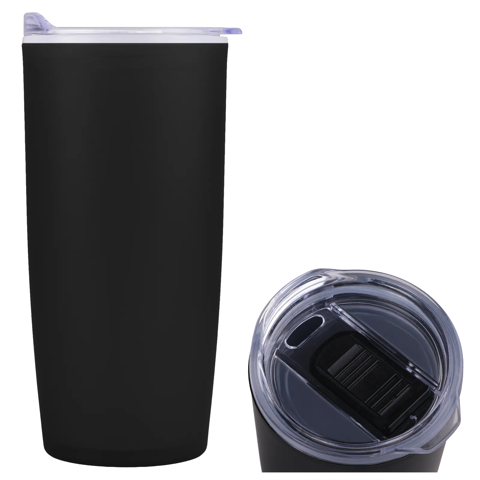 Tumbler Double Wall PolyPro Slide Lid USA Made - 22 oz - blank view 29