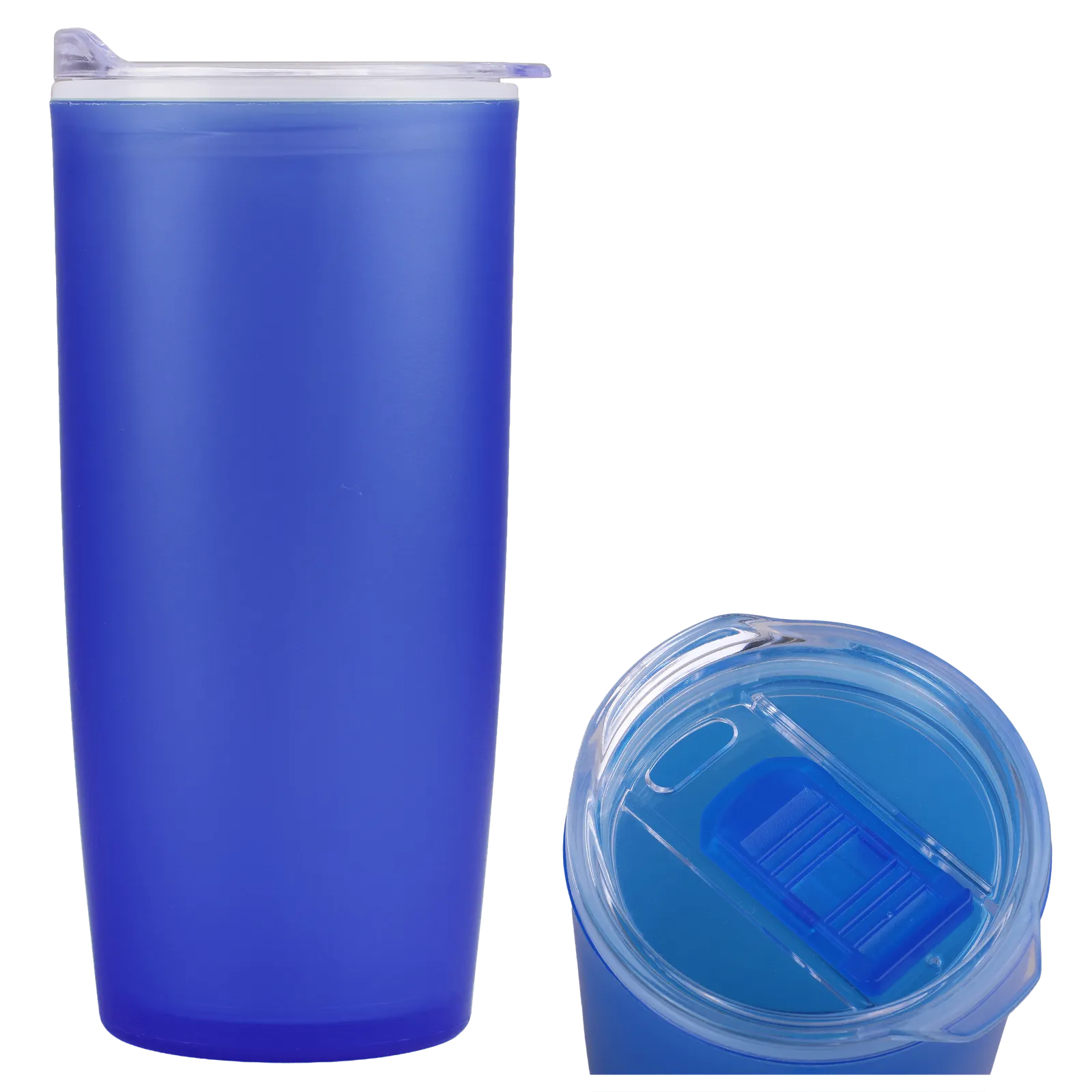 Tumbler Double Wall PolyPro Slide Lid USA Made - 22 oz - blank view 34