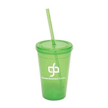 Tumbler Polypropylene Snap Lid USA Made - 16 oz - product view 4