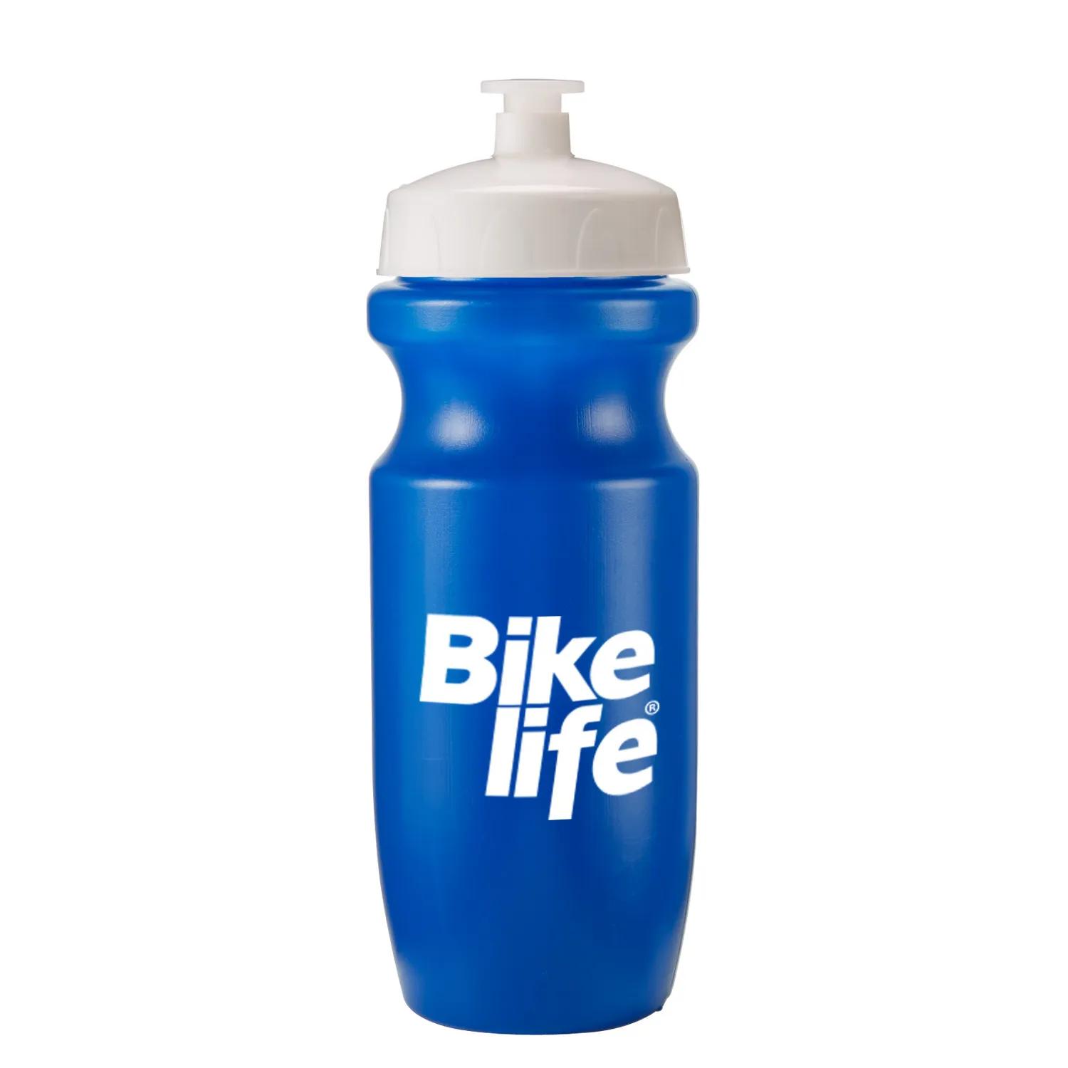 Water Bottle HDPE Wide Mouth Push Pull Lid Bike - 20 oz - product view 3