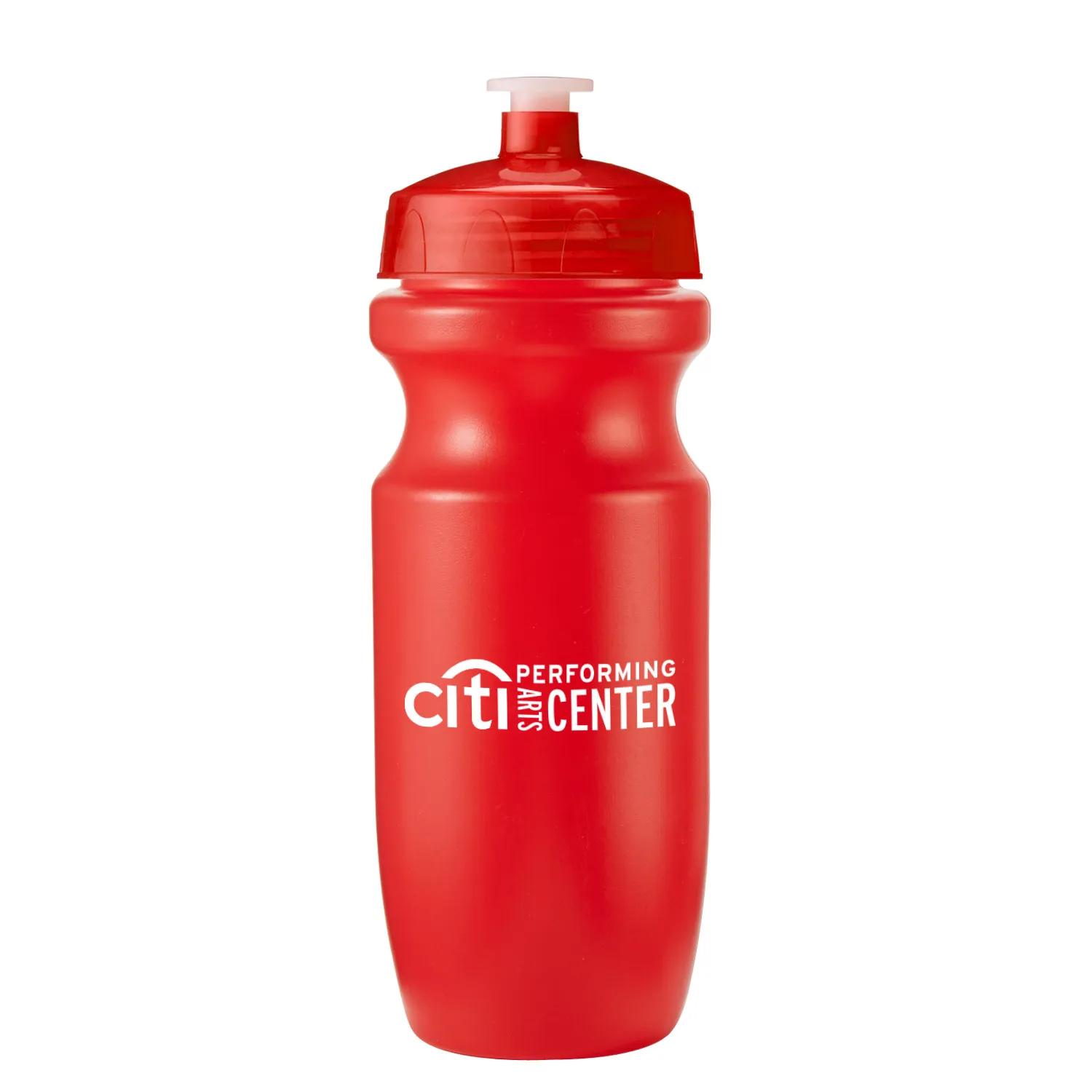 Water Bottle HDPE Wide Mouth Push Pull Lid Bike - 20 oz - product view 12