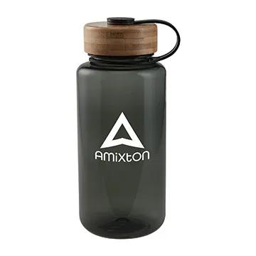 Water Bottle Tritan Wide Mouth Bamboo Lid - 32 oz - product view 8