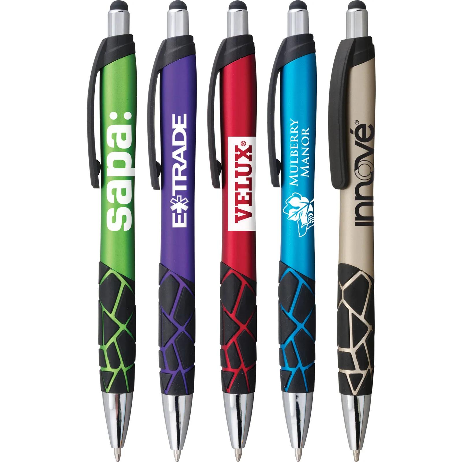 Stylus Pen Mosaic Metallic Grip Jumbo Barrel