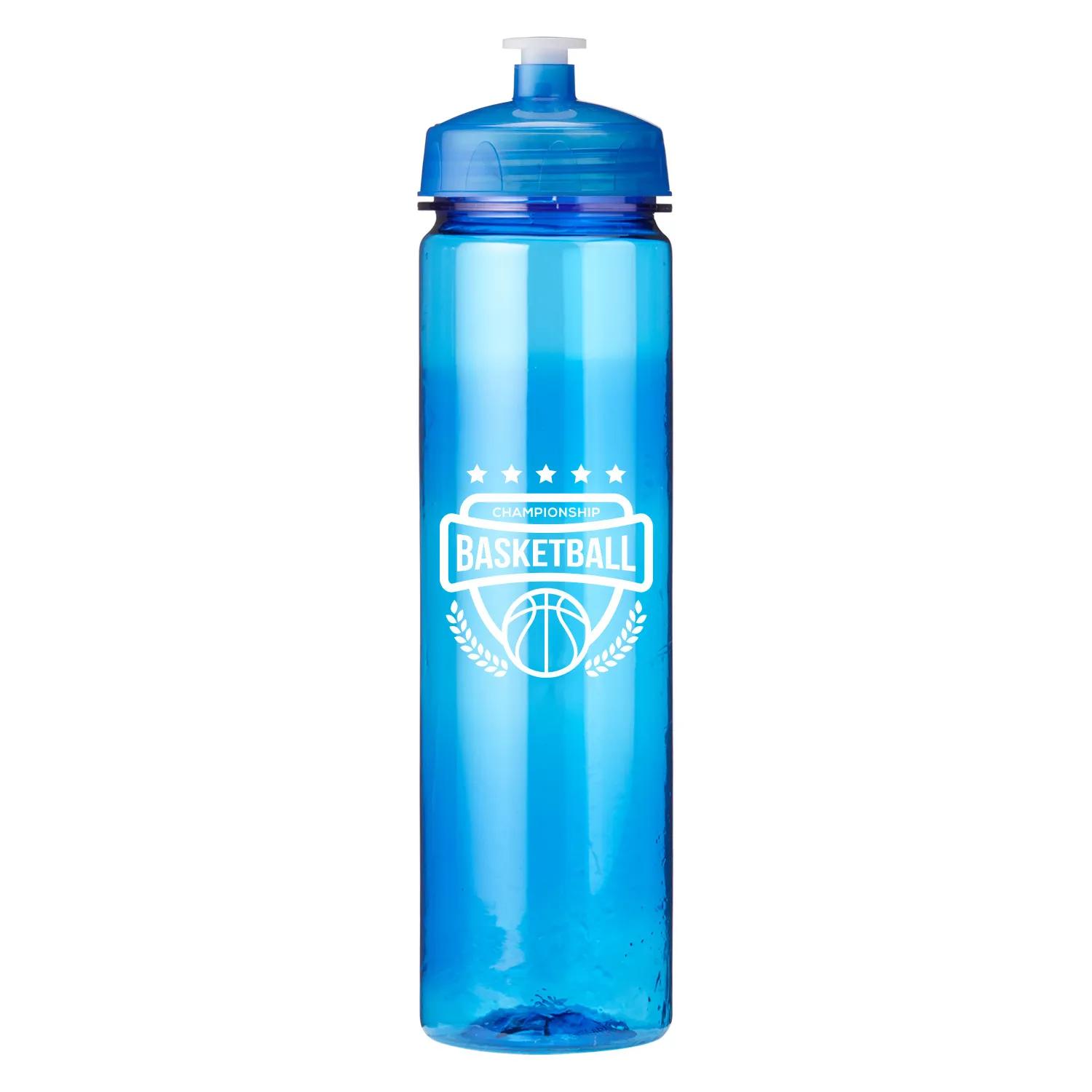 Water Bottle Wide Mouth Euro Body Push-Pull Lid - 24 oz