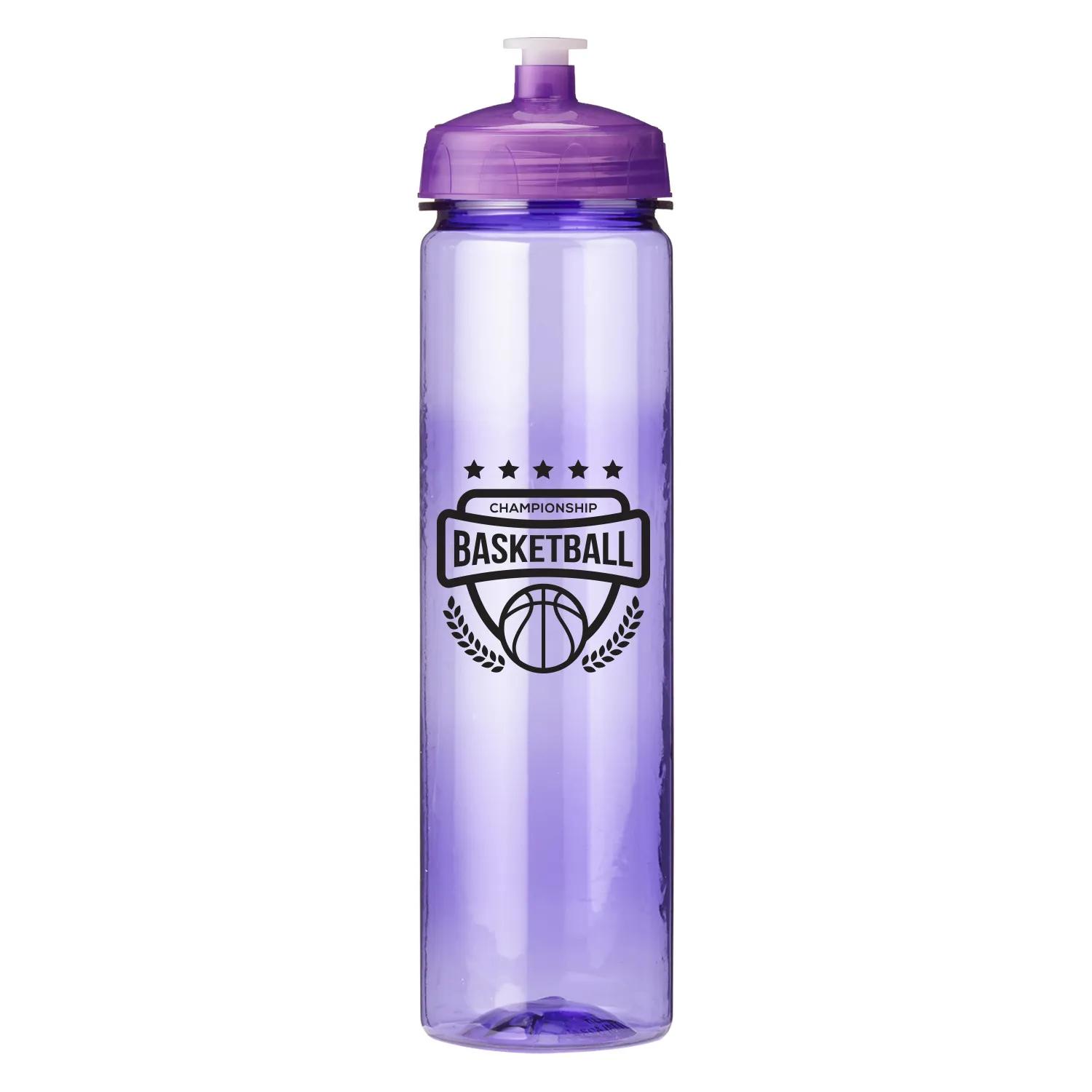 Water Bottle Wide Mouth Euro Body Push-Pull Lid - 24 oz - product view 7
