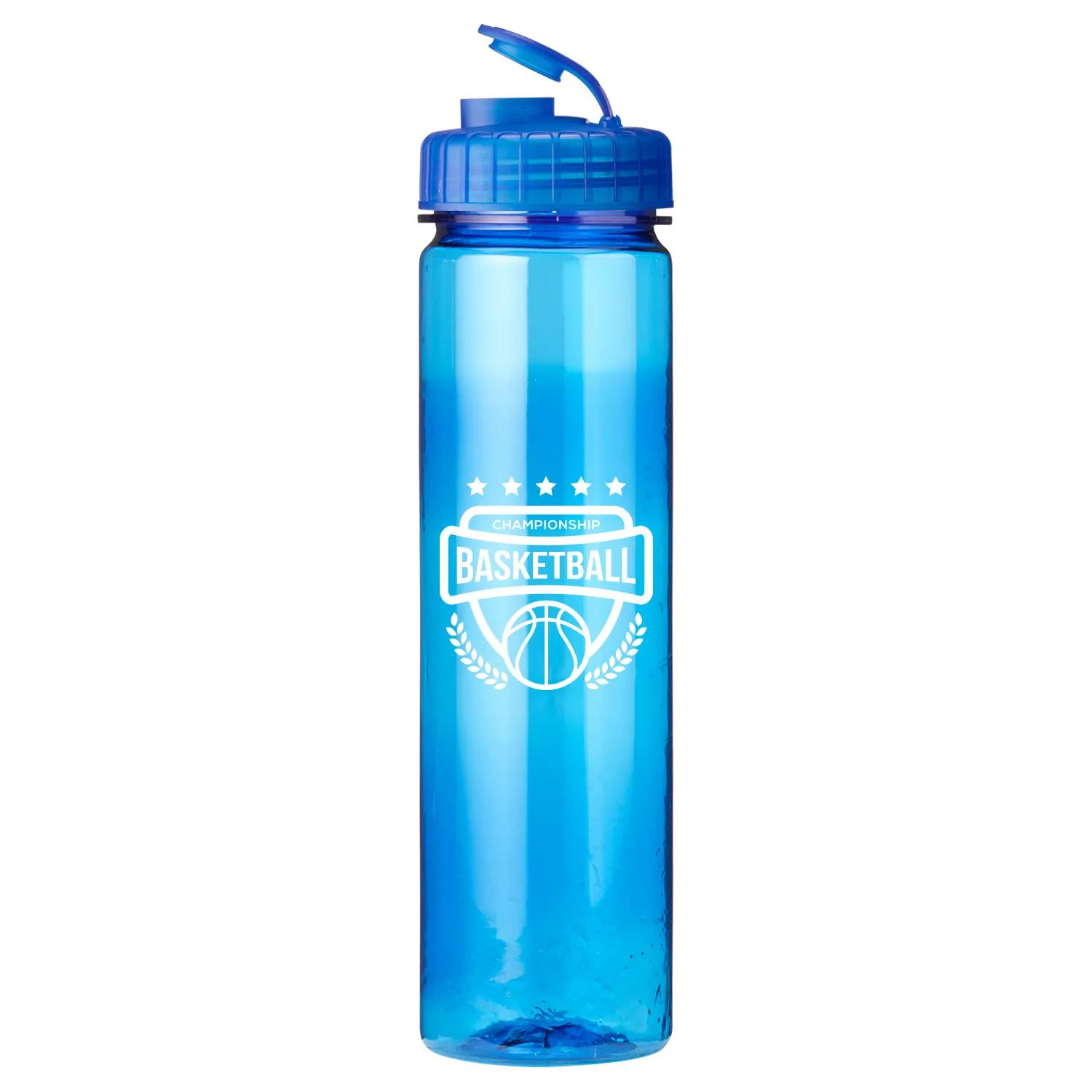 Water Bottle Wide Mouth Euro Body Push-Pull Lid - 24 oz - product view 12