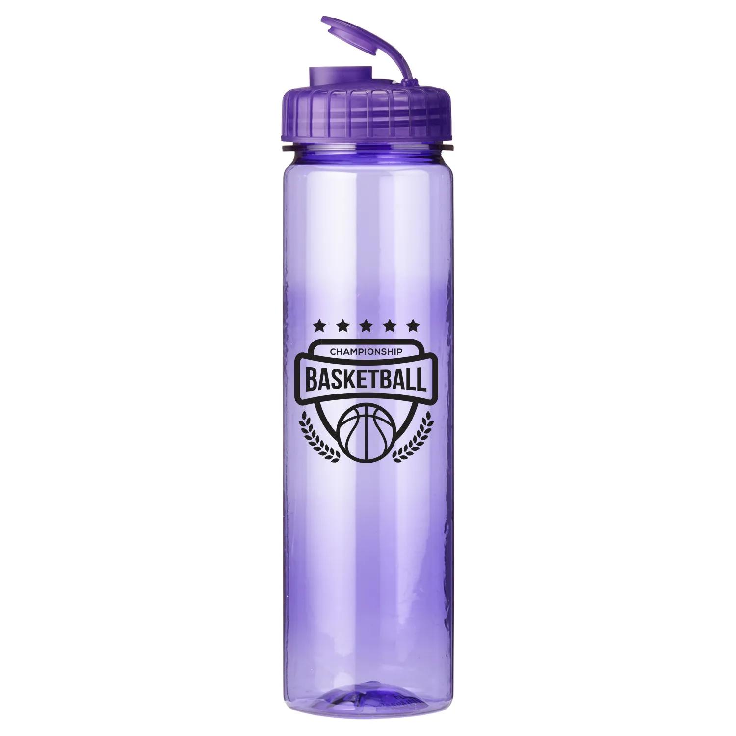 Water Bottle Wide Mouth Euro Body Push-Pull Lid - 24 oz - product view 16