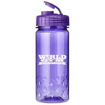 Water Bottle Wide Mouth Euro Body Bubble Design - 16 oz - product view 16