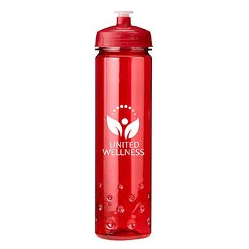 Water Bottle Wide Mouth Euro Body Bubble Design - 24 oz - product view 5