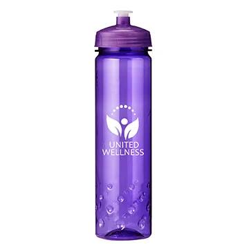 Water Bottle Wide Mouth Euro Body Bubble Design - 24 oz - product view 6