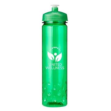 Water Bottle Wide Mouth Euro Body Bubble Design - 24 oz - product view 8