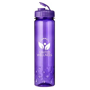 Water Bottle Wide Mouth Euro Body Bubble Design - 24 oz - product view 16