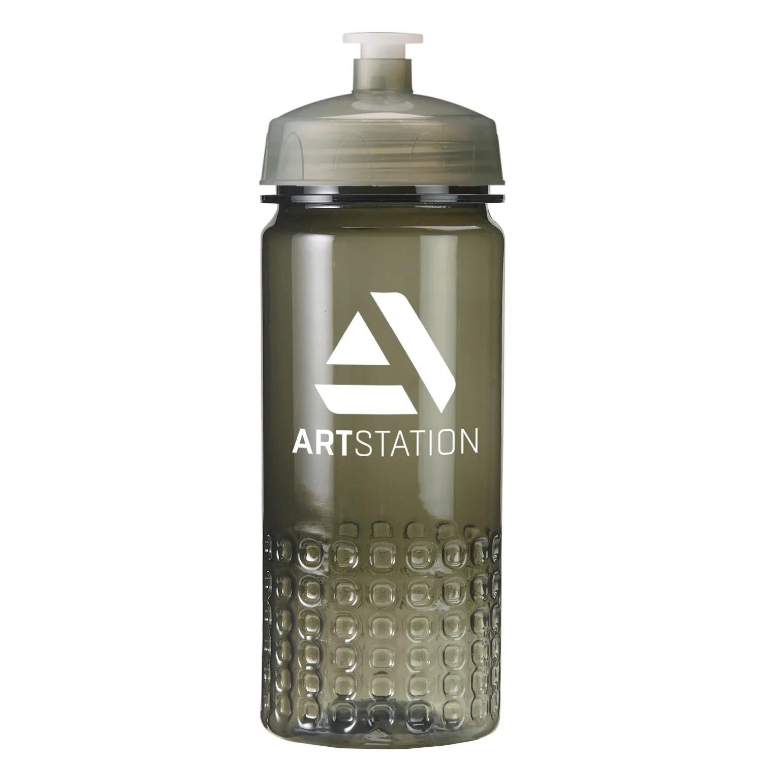 Water Bottle Euro Body Square Pattern Wide Mouth - 16 oz - product view 2