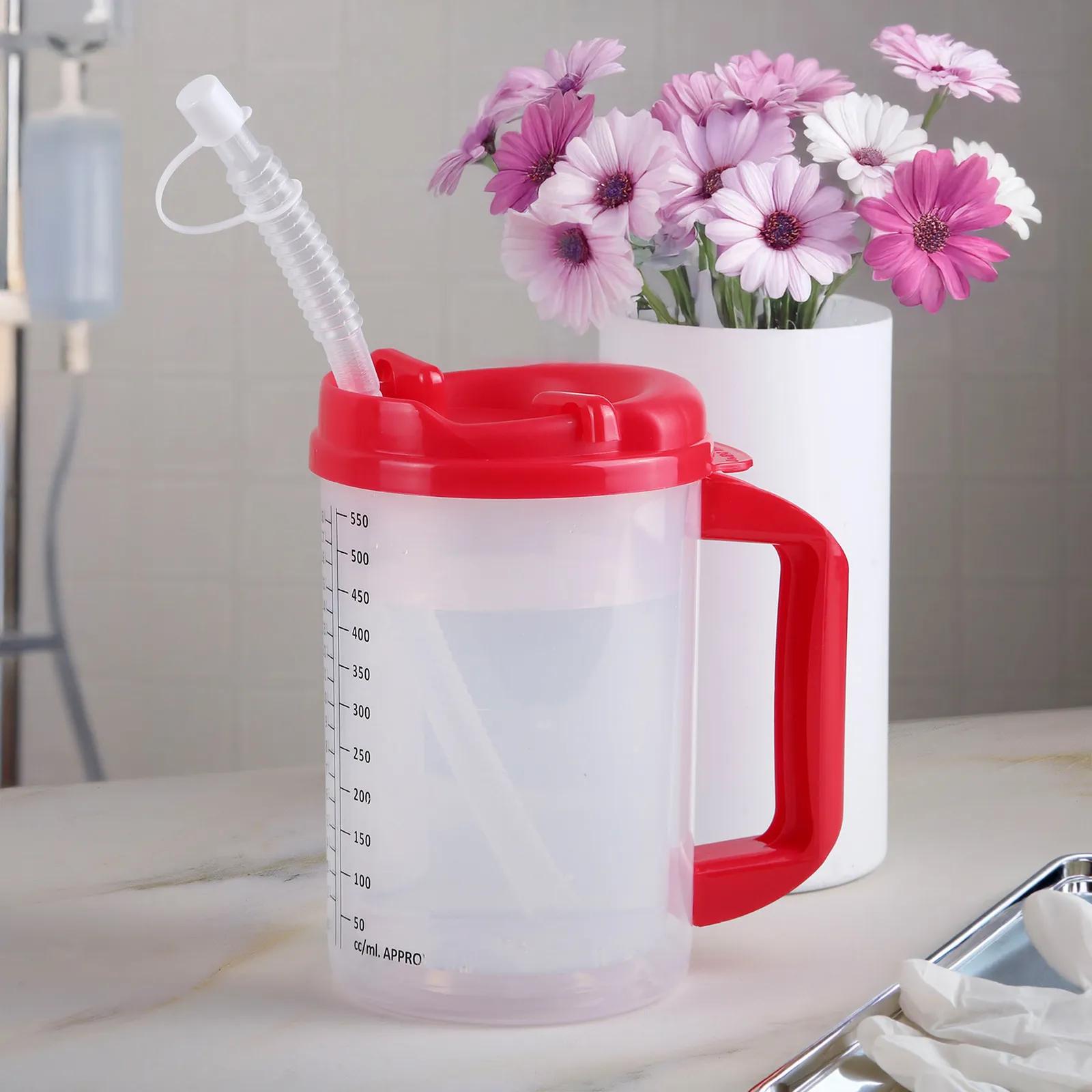 Double-Wall Mug with Measurement Markings - 20 oz - blank view 18